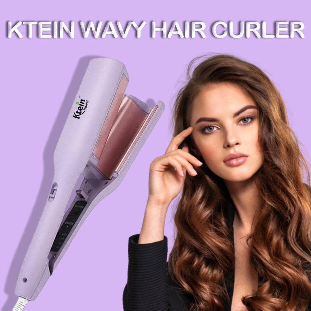 Easy wave curling iron