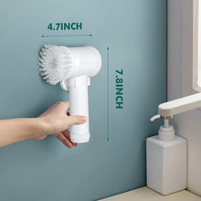 Load image into Gallery viewer, 5 in 1 Handheld Bathroom Cleaning Brush
