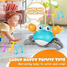 Load image into Gallery viewer, Dancing Musical Crawling Crab Baby Toy
