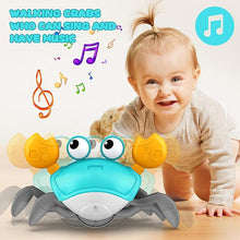 Load image into Gallery viewer, Dancing Musical Crawling Crab Baby Toy
