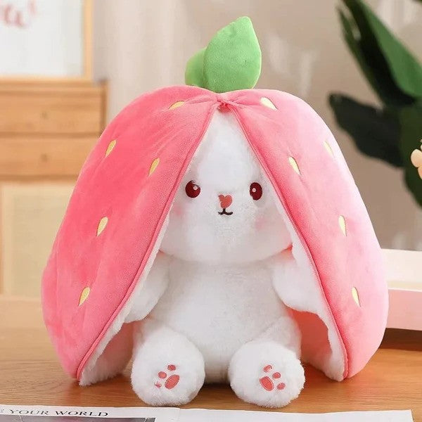 Reversible Bunny rabbit plush toy - 25cm, 35cm & 50cm